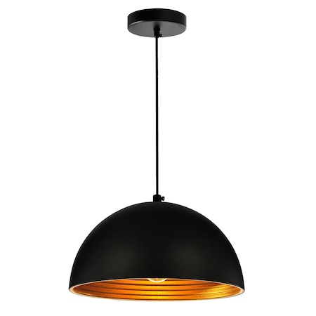 Cwi Lighting Modest 1 Light Down Mini Pendant With Black Finish 9629P12-1-101